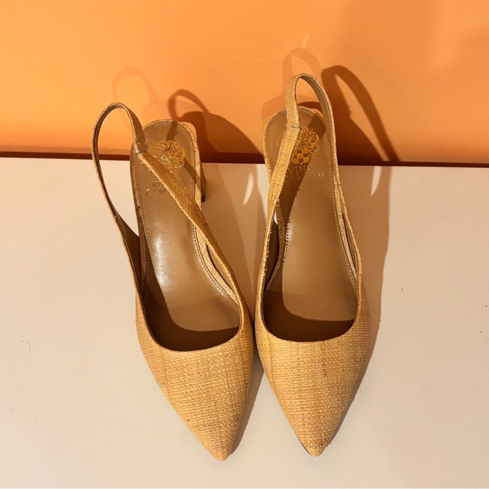 Vince Camuto Hamden Pointed Toe Slingback Heels